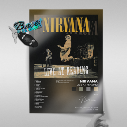 nirvana Live at Reading poster