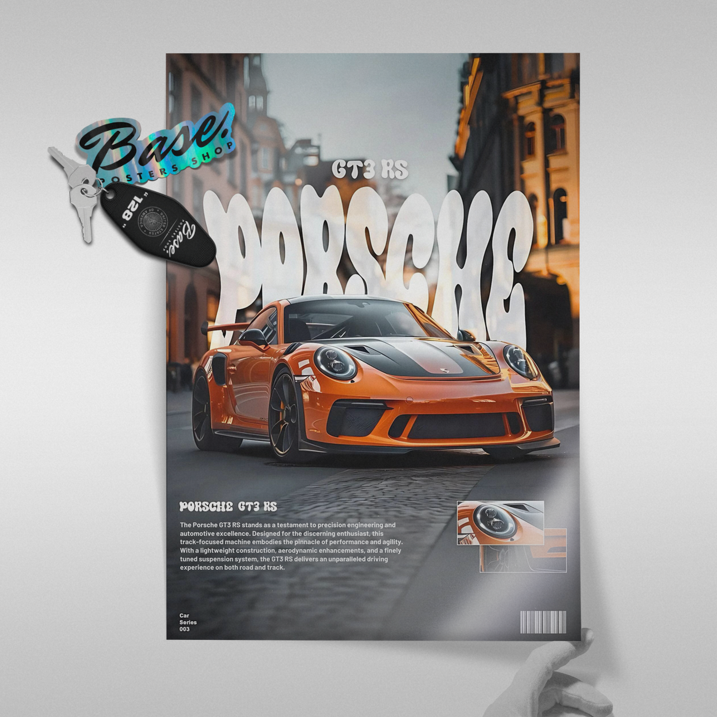 PORSCHE GT3 RS Orange