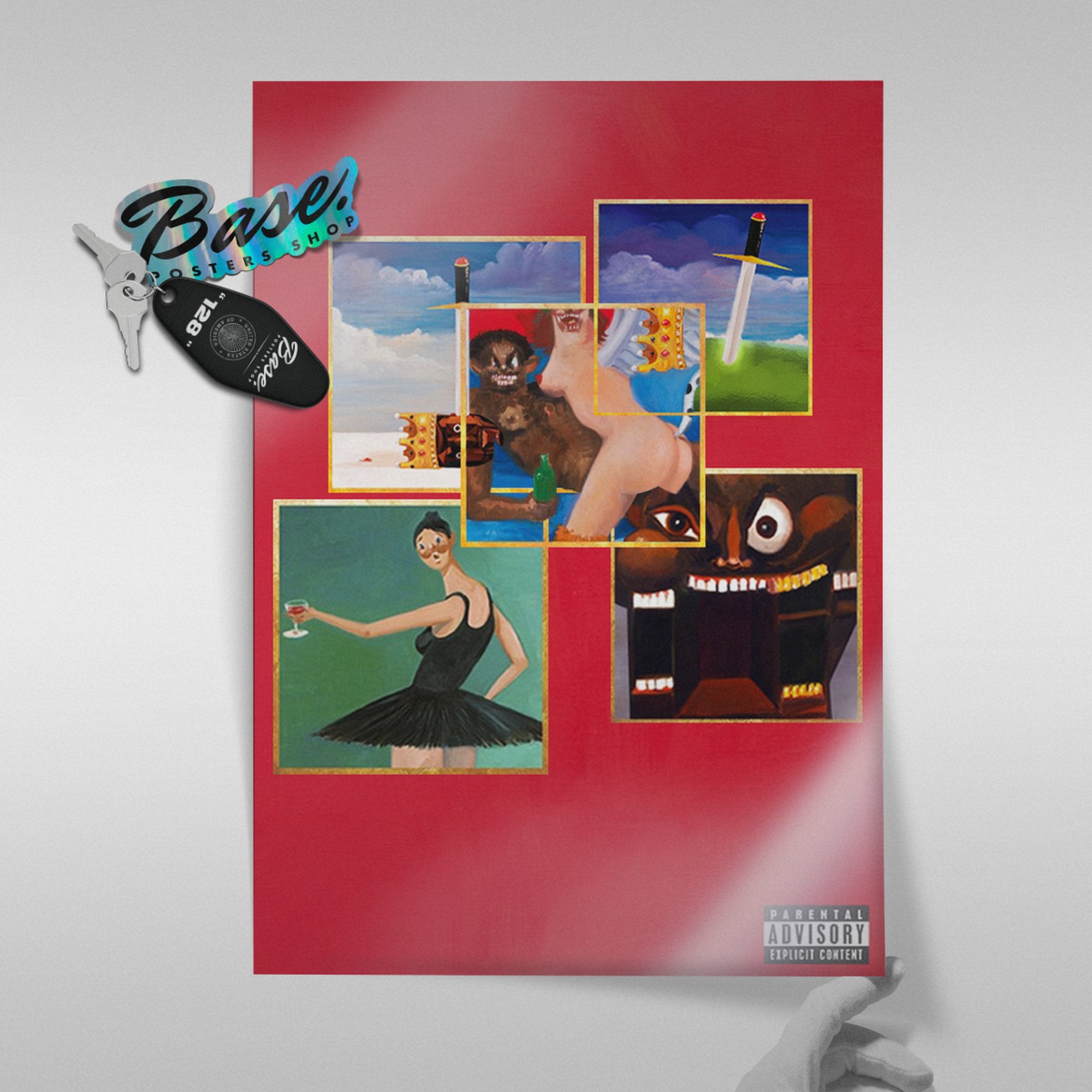 Kanye West 'My beautiful dark twisted fantasy' Cover