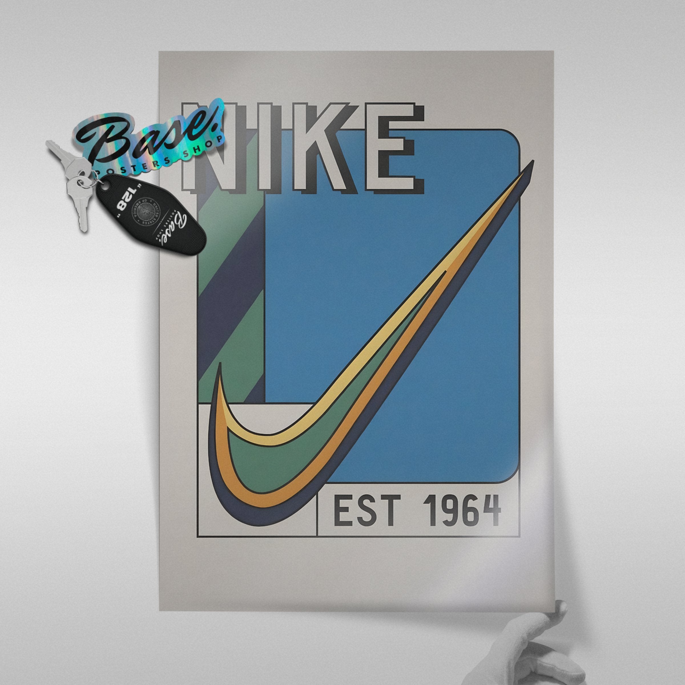 Vintage 1964 Blue