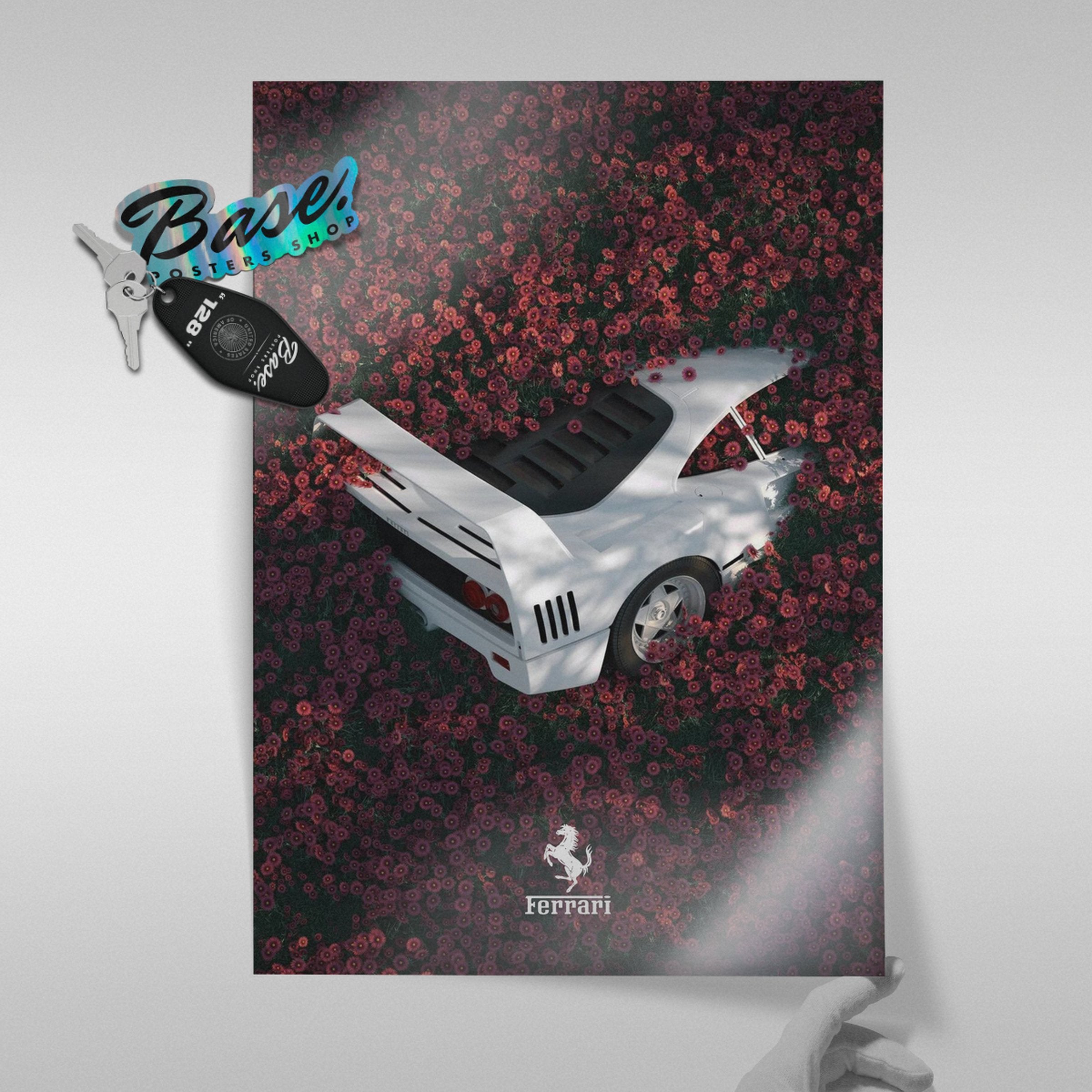 Ferrari F40 Flowers