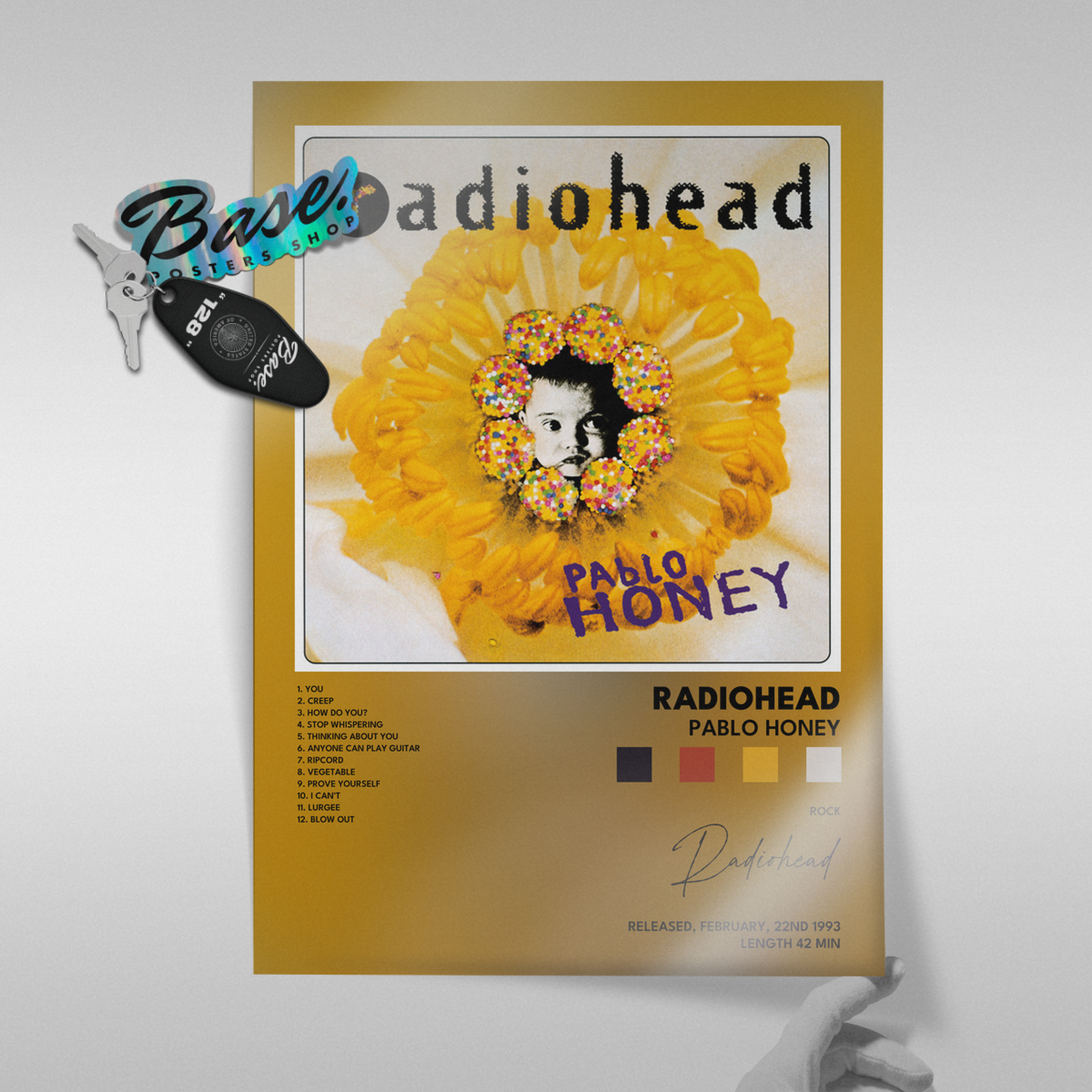 radiohead Pablo Honey poster
