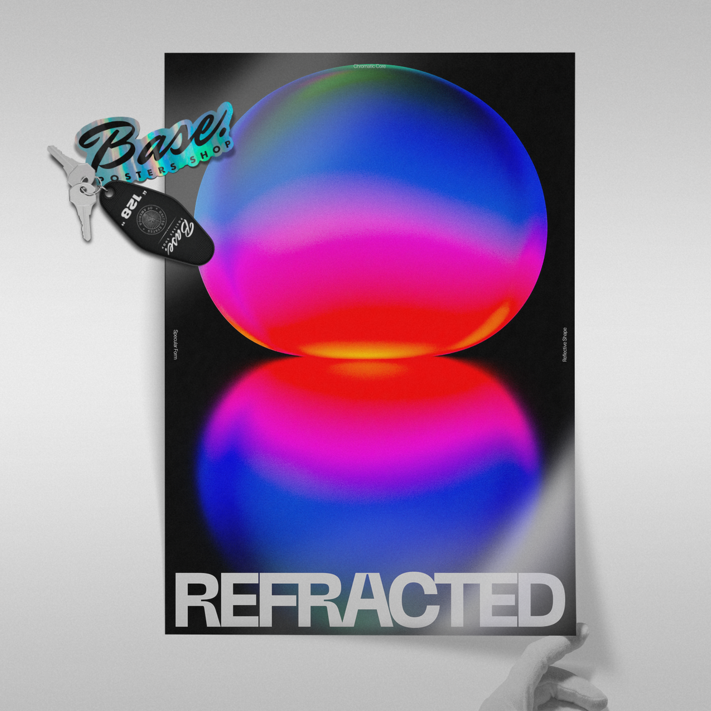 Refracted
