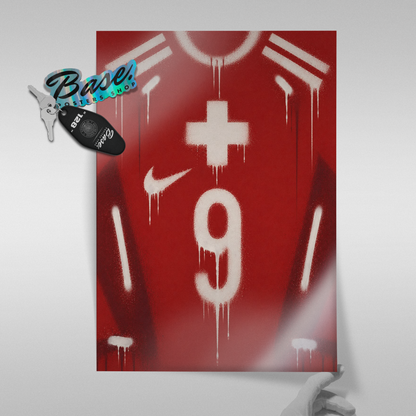 Switzerland National Team - Jersey Art Poster
