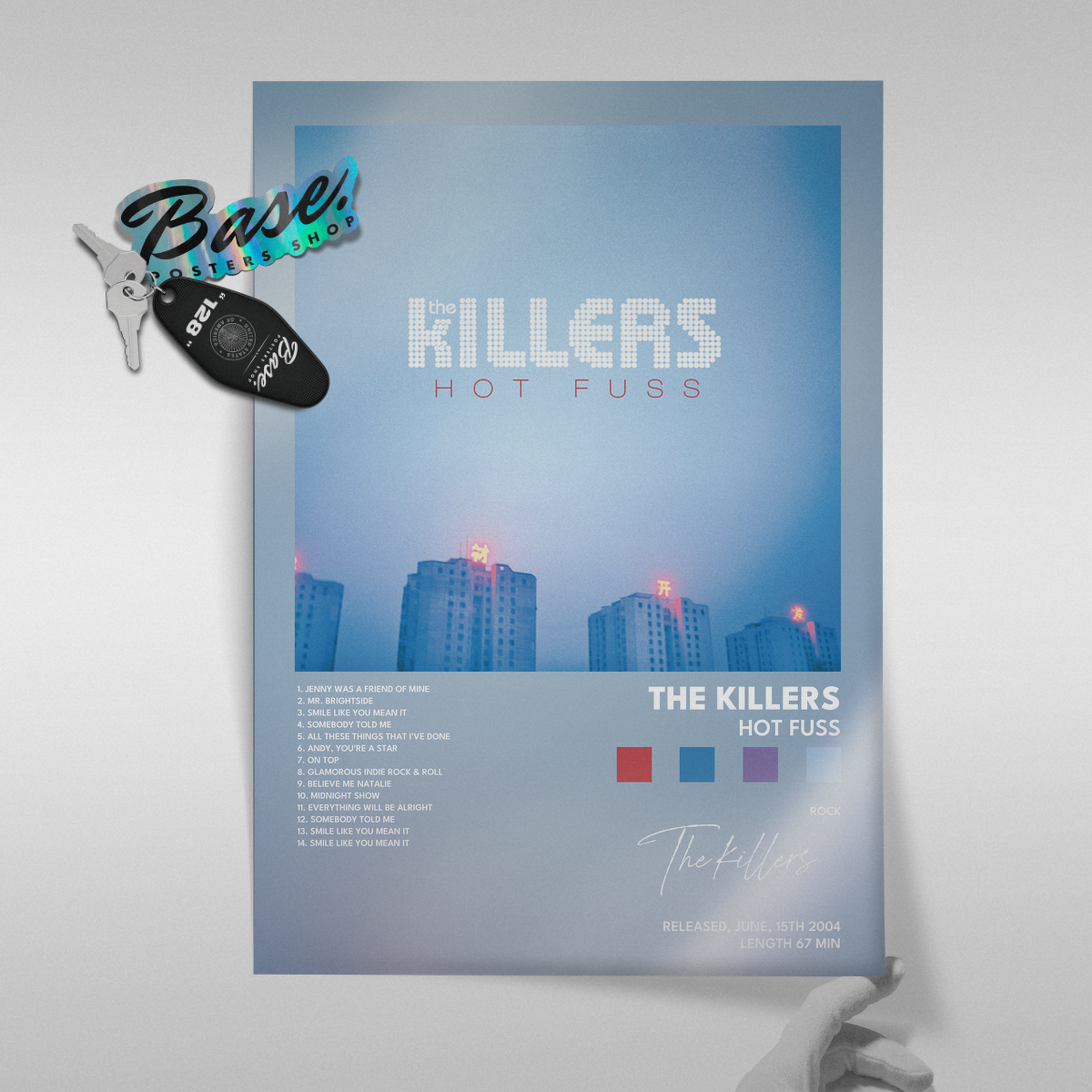 the killers Hot Fuss poster