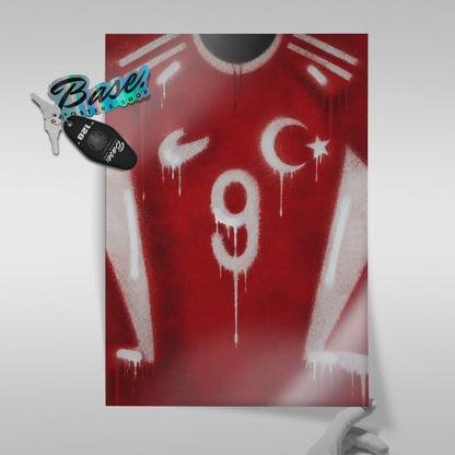 Turkey National Team - Jersey Art Poster