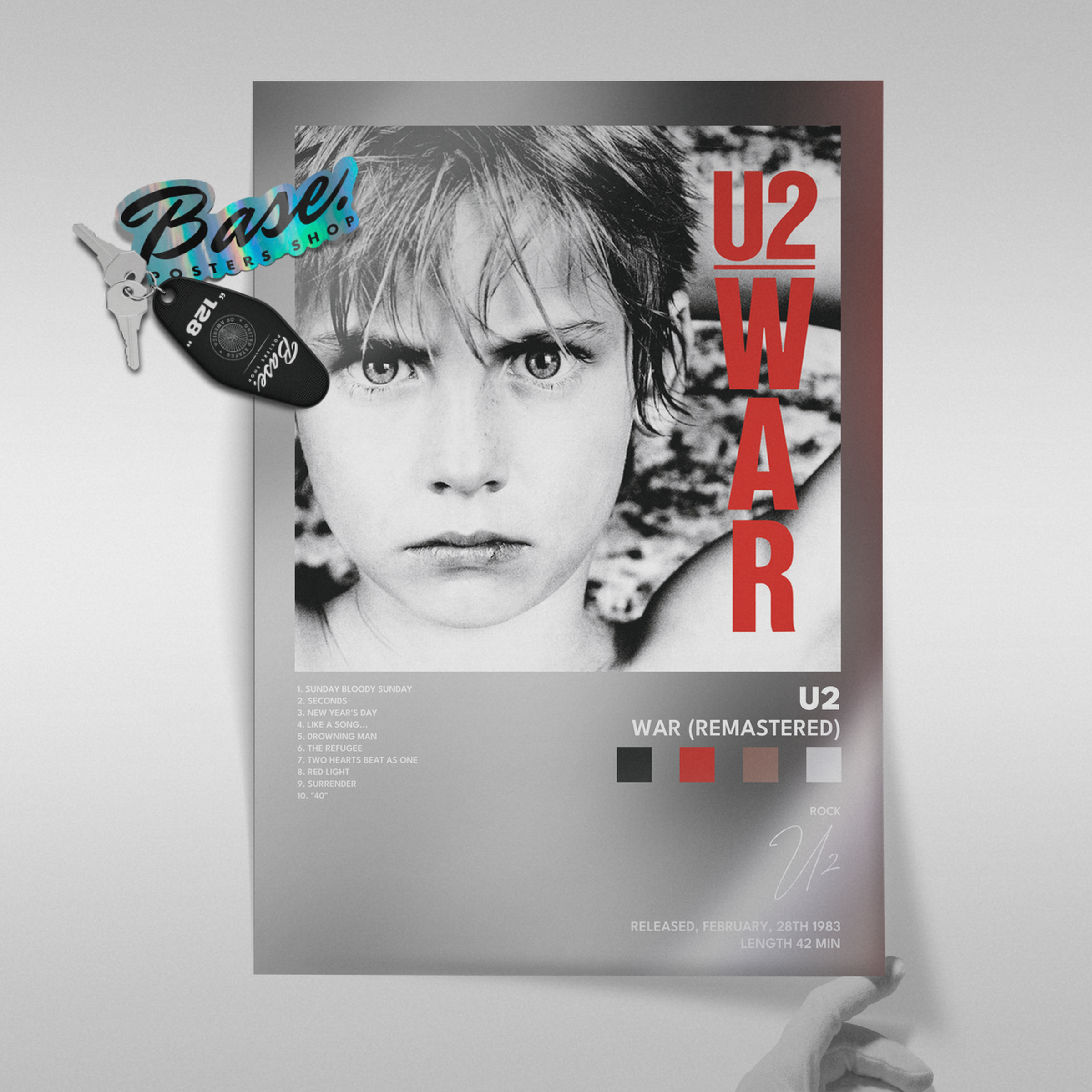 u2 War Remastered poster