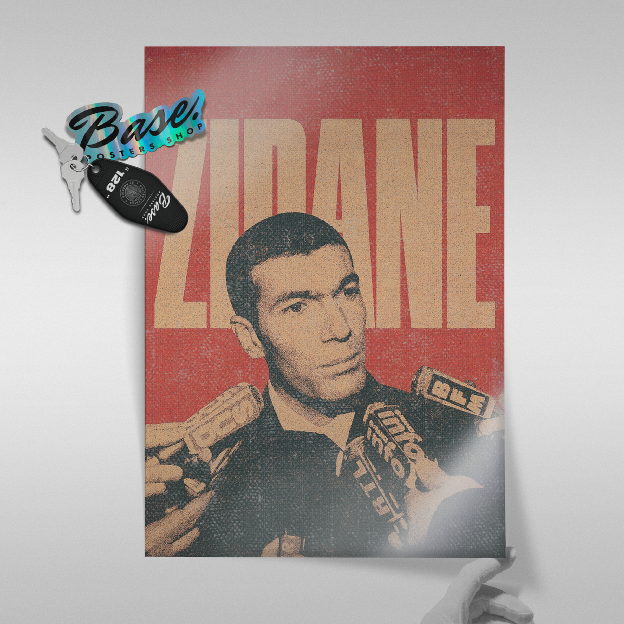 Zinedine Zidane - Press Conference Poster