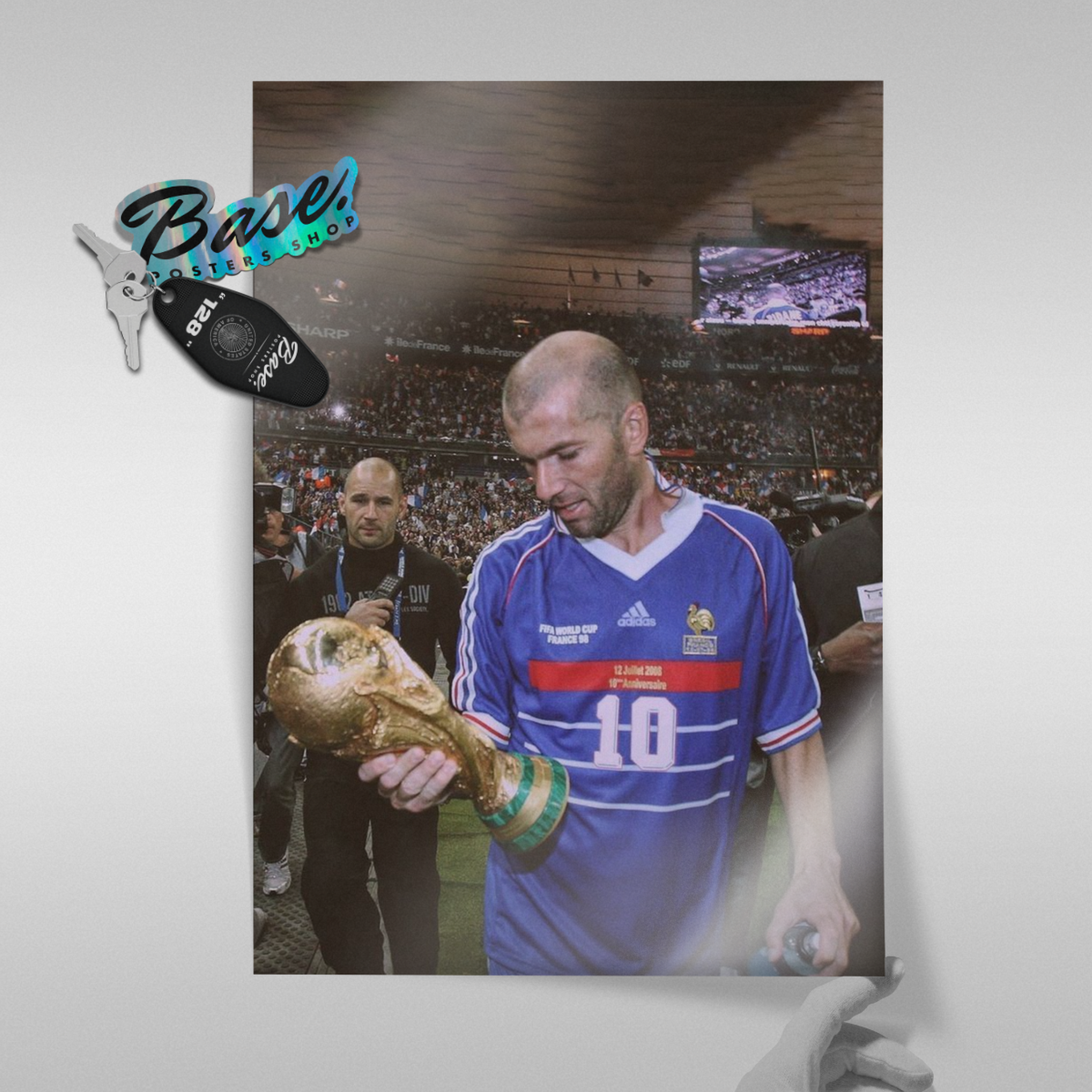 Zinedine Zidane - World Cup 1998 Poster