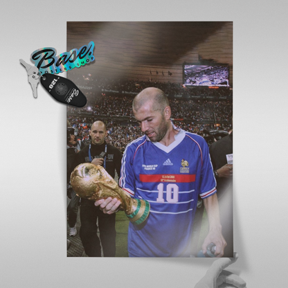 Zinedine Zidane - World Cup 1998 Poster