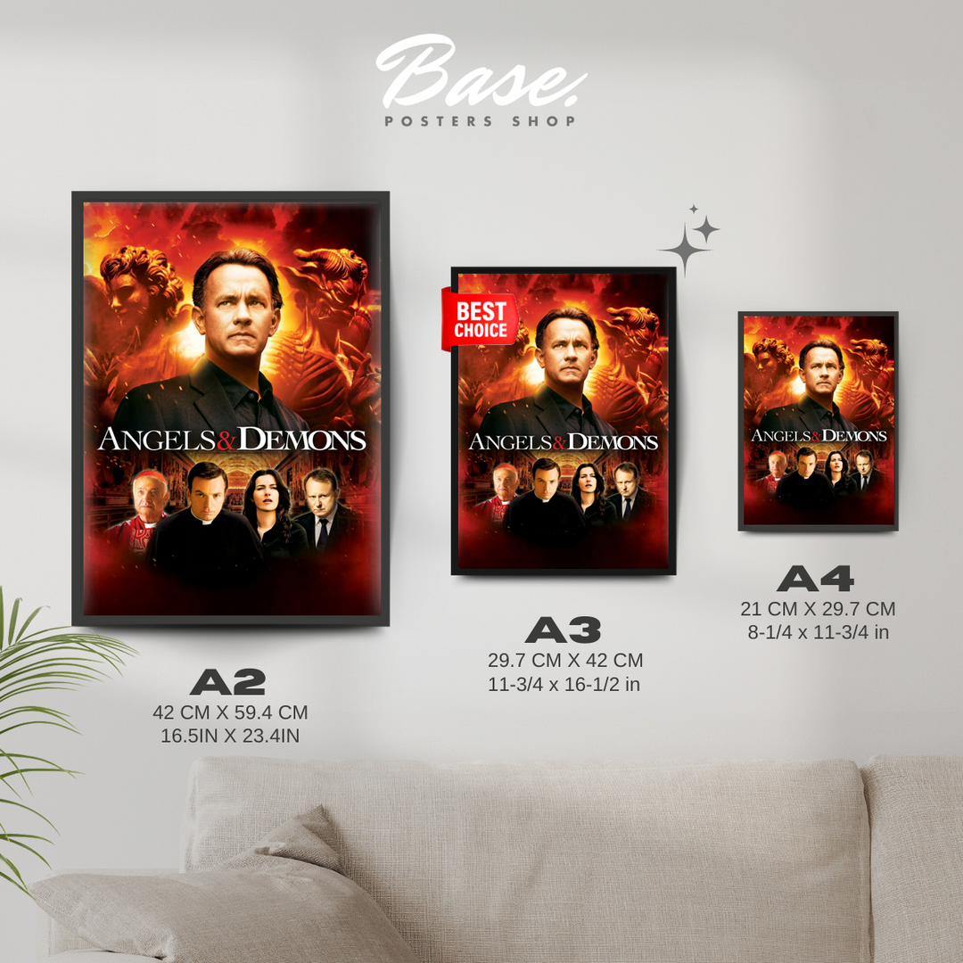 Engler \u0026 Demoner Poster – fra 7,95€ | Gratis Frakt 🚀 – Posters Base, image size:1080x1080