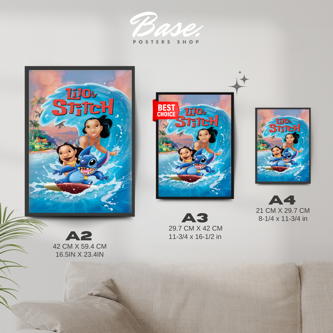 Disney cheapest Stitch Poster Bundle