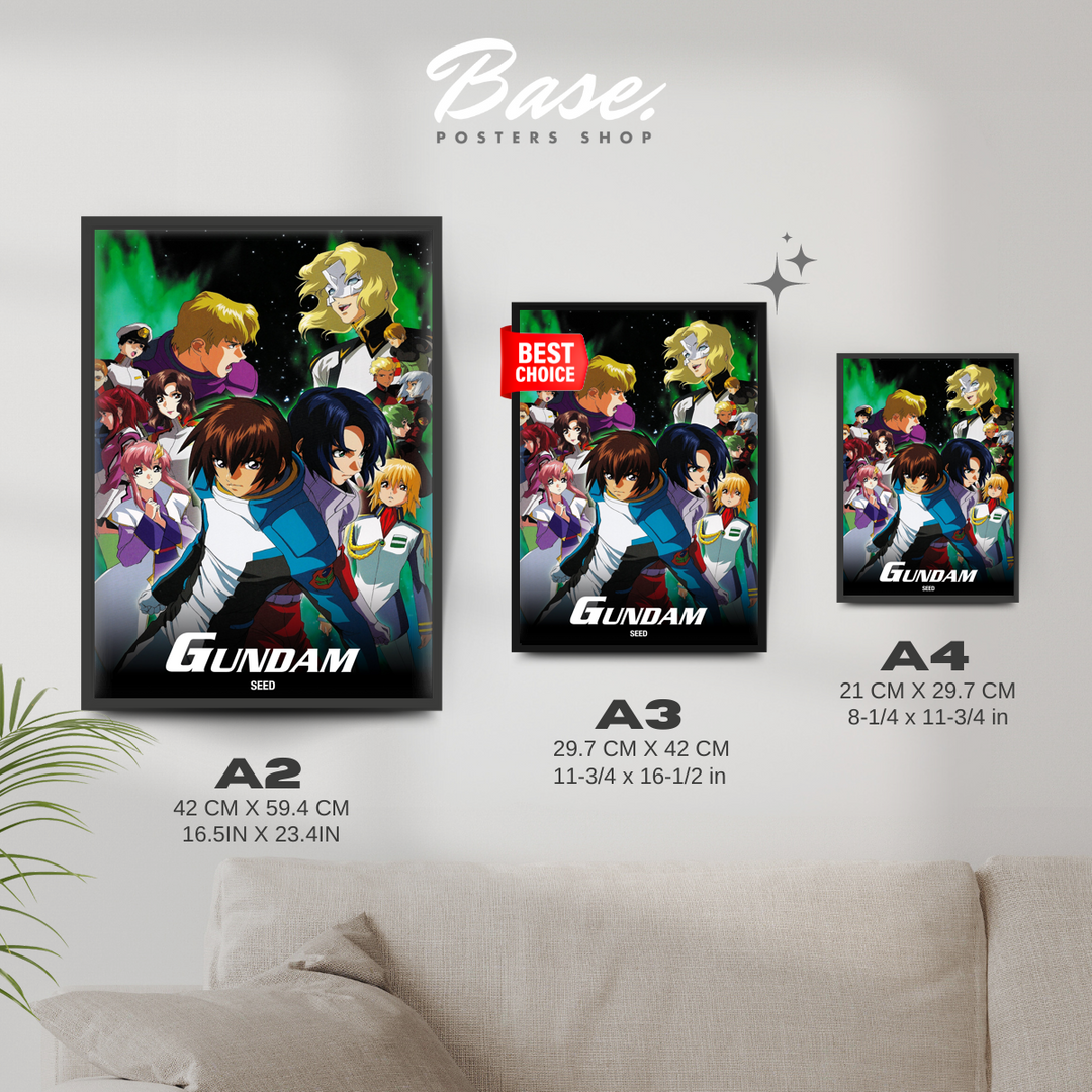 plants gundam seed Mobile Suit Gundam SEED Poster – from 7.95€