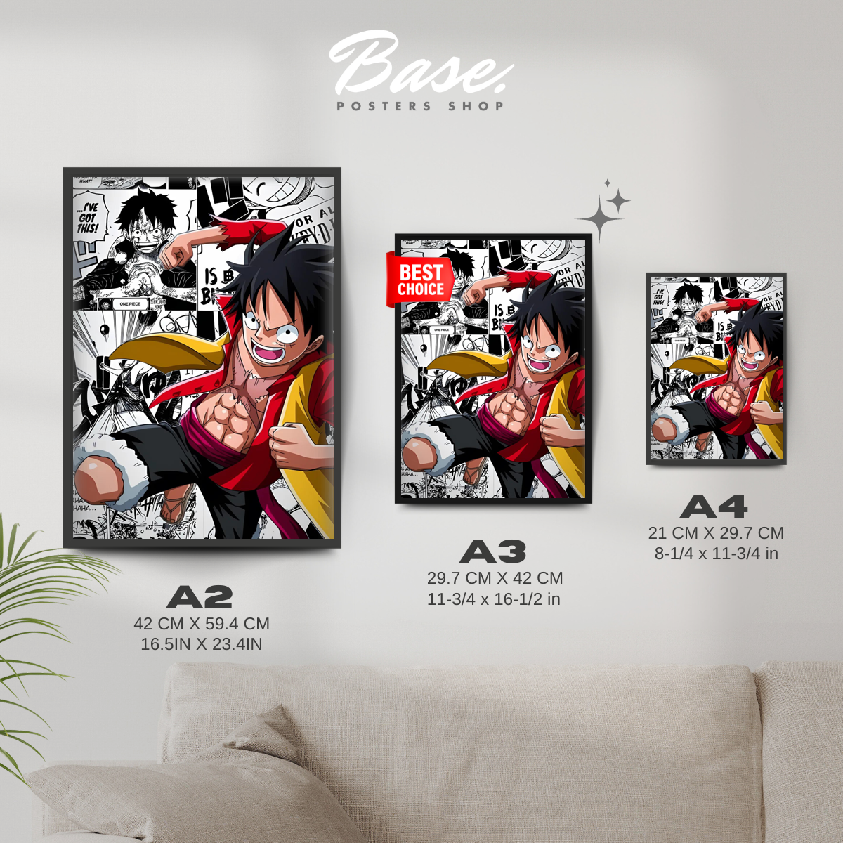 ONE PIECE LUFFY MANGA