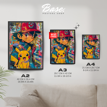 POKEMON SACHA X PIKACHU