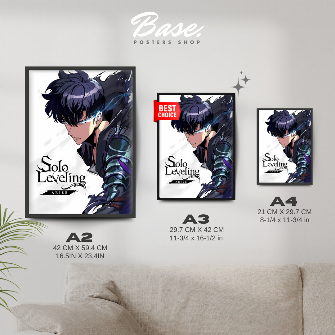 SOLO LEVELING ARISE Poster – from 7.95€ | Free Shipping – Posters Base