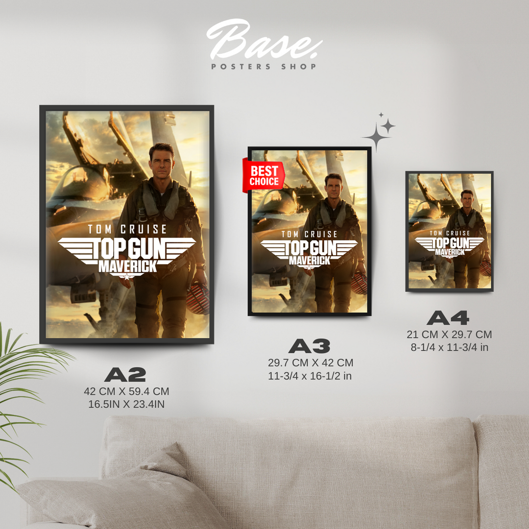 TOP GUN MAVERICK Poster – from 7.95€ | Free Shipping – Posters Base