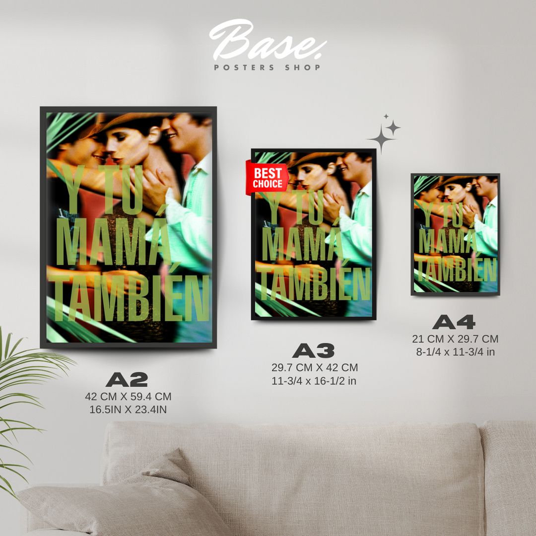 Y Tu Mamá También Poster – from 7.95€ | Free Shipping – Posters Base