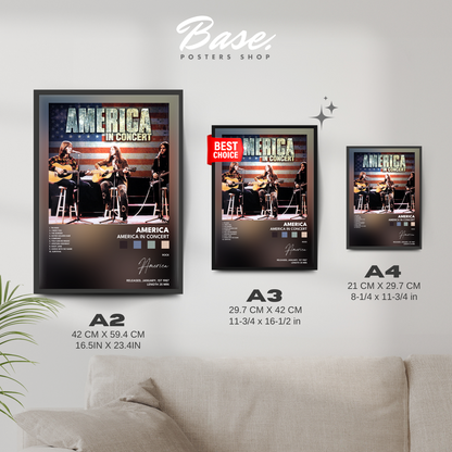 america America In Concert poster