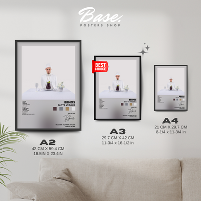 bbnos eat ya veggies poster