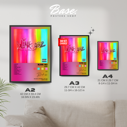 blink 182 NINE poster