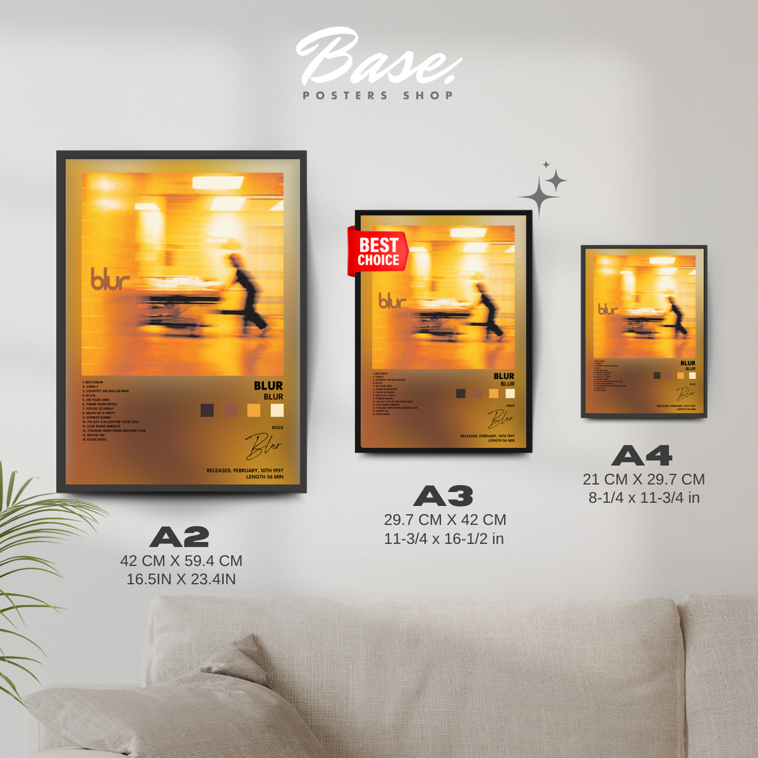 blur Blur poster Poster – from 6.95€ | Free Shipping – Posters Base