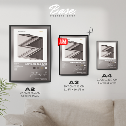 death cab for cutie Kintsugi poster