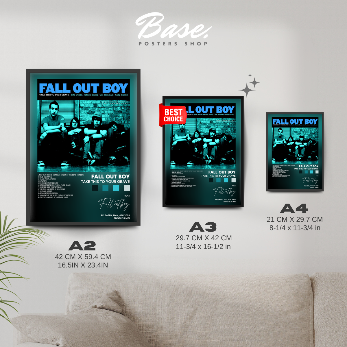 fall out boy Take This to Your Grave poster