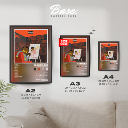 kodak black Painting Pictures poster