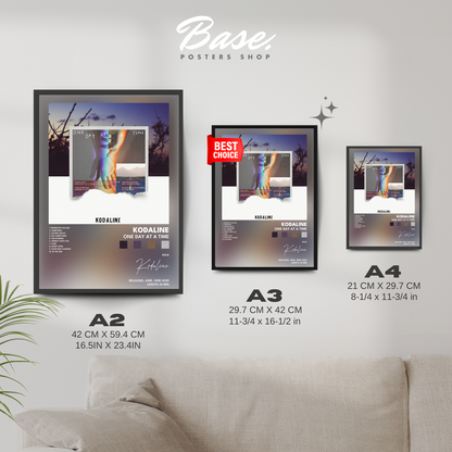 kodaline One Day At A Time poster