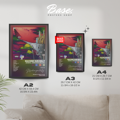 machine gun kelly General Admission Deluxe poster