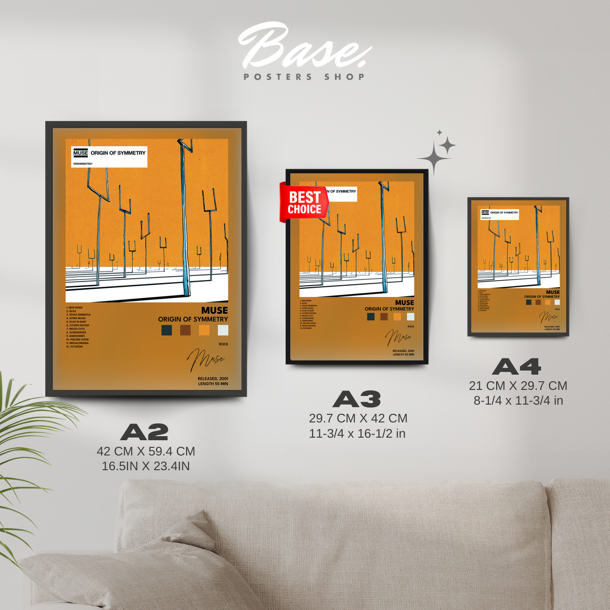 muse Origin of Symmetry poster