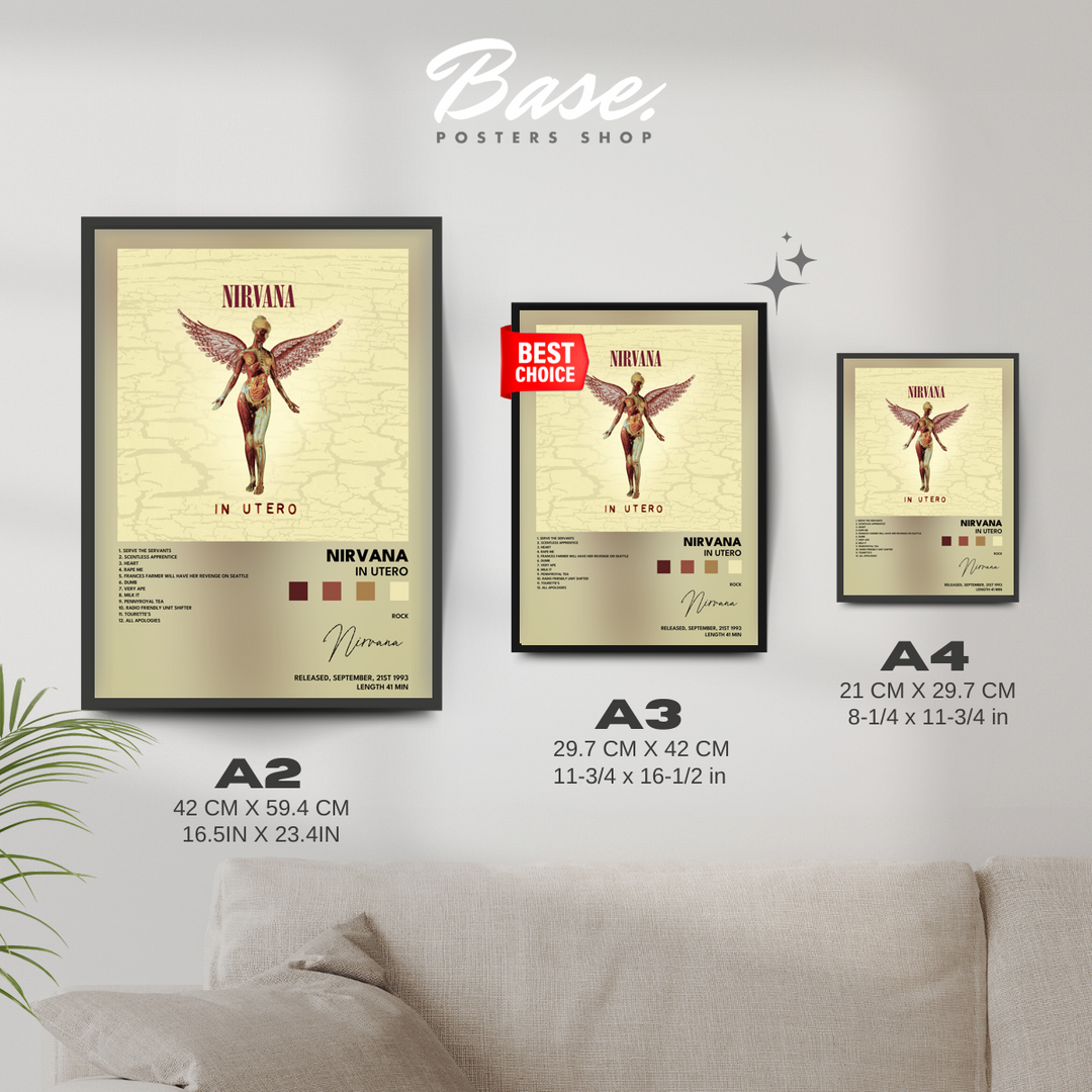 nirvana In Utero poster Poster – from 6.95€ | Free Shipping