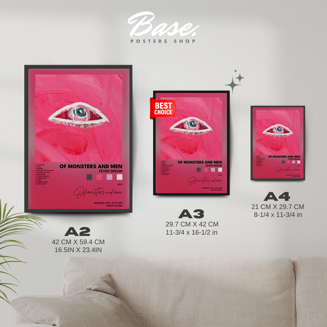 of monsters and men FEVER DREAM poster Poster – from 6.95€