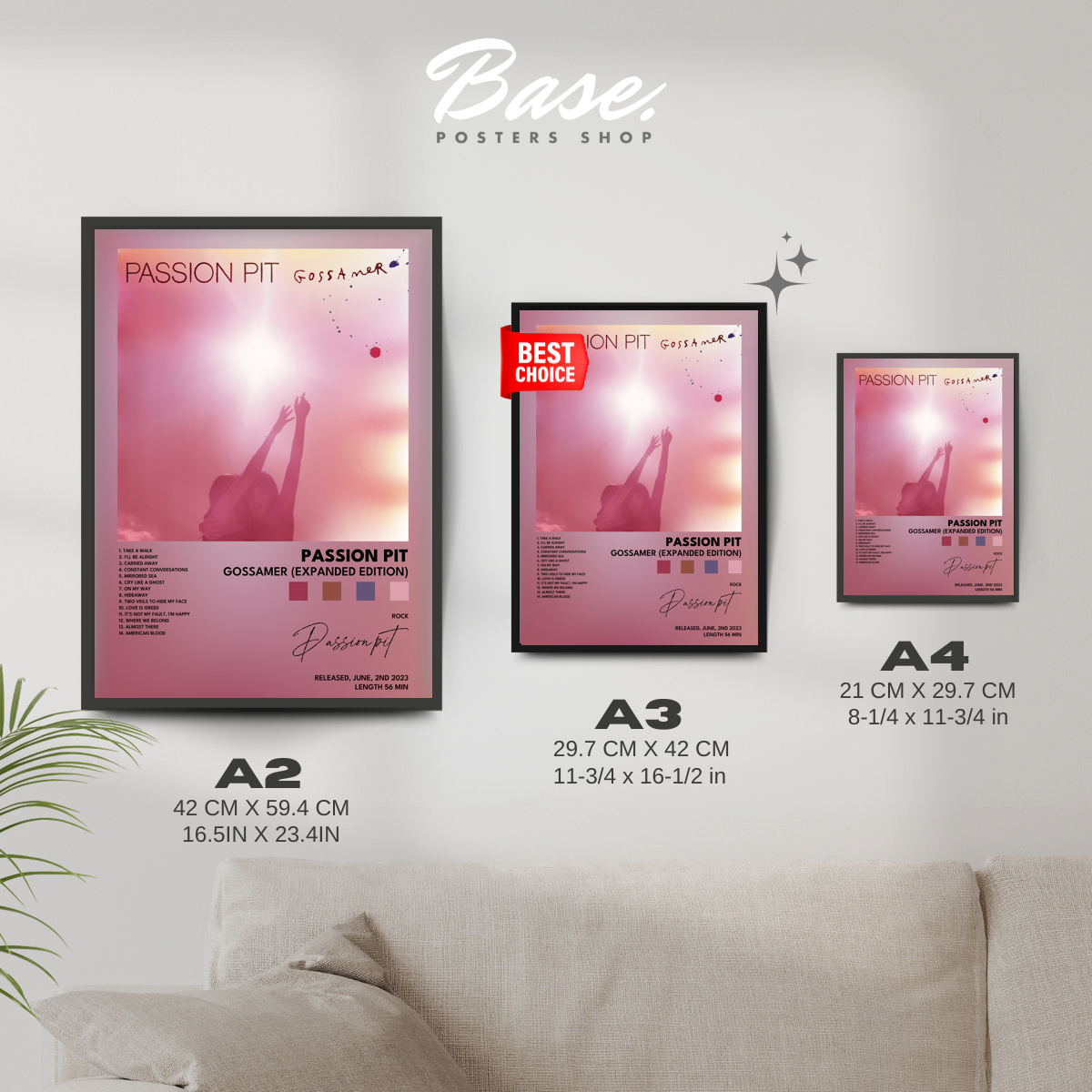 passion pit Gossamer Expanded Edition poster