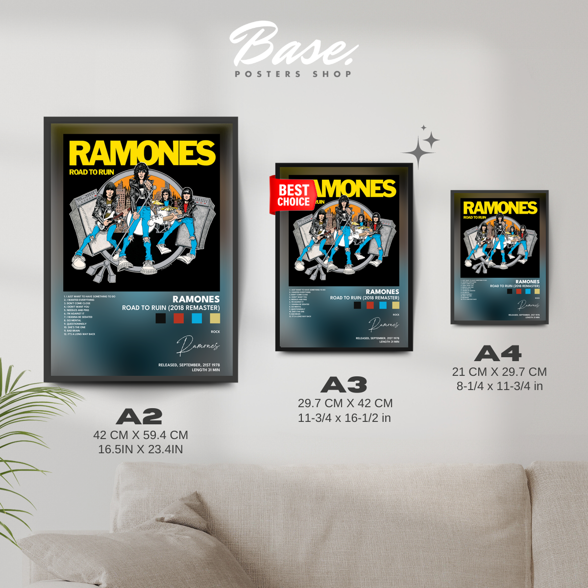 ramones Road to Ruin 2018 Remaster poster