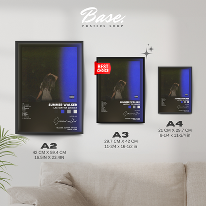 summer walker Last Day Of Summer poster