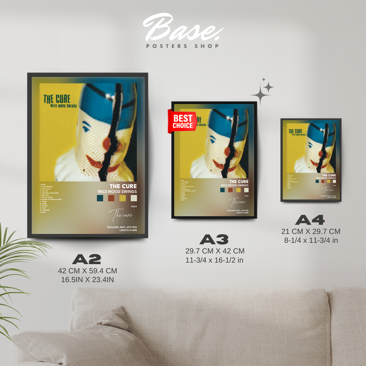 the cure Wild Mood Swings poster