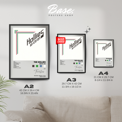 the hollies Write On poster