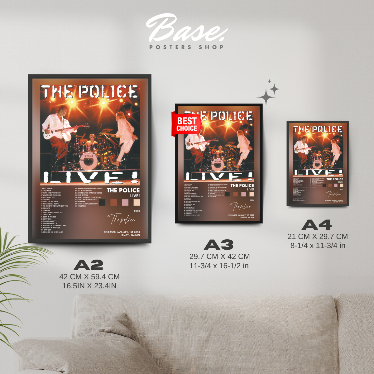 the police Live poster