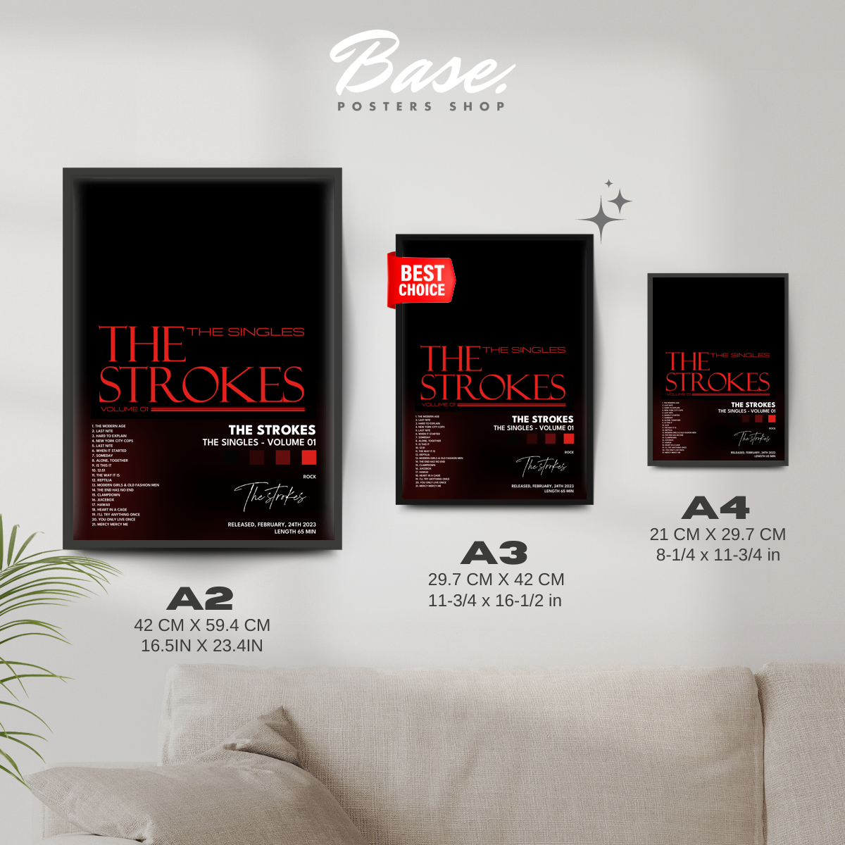 the strokes The Singles   Volume 01 poster