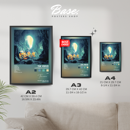 the verve A Storm In Heaven poster