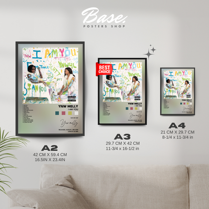 ynw melly I AM YOU poster