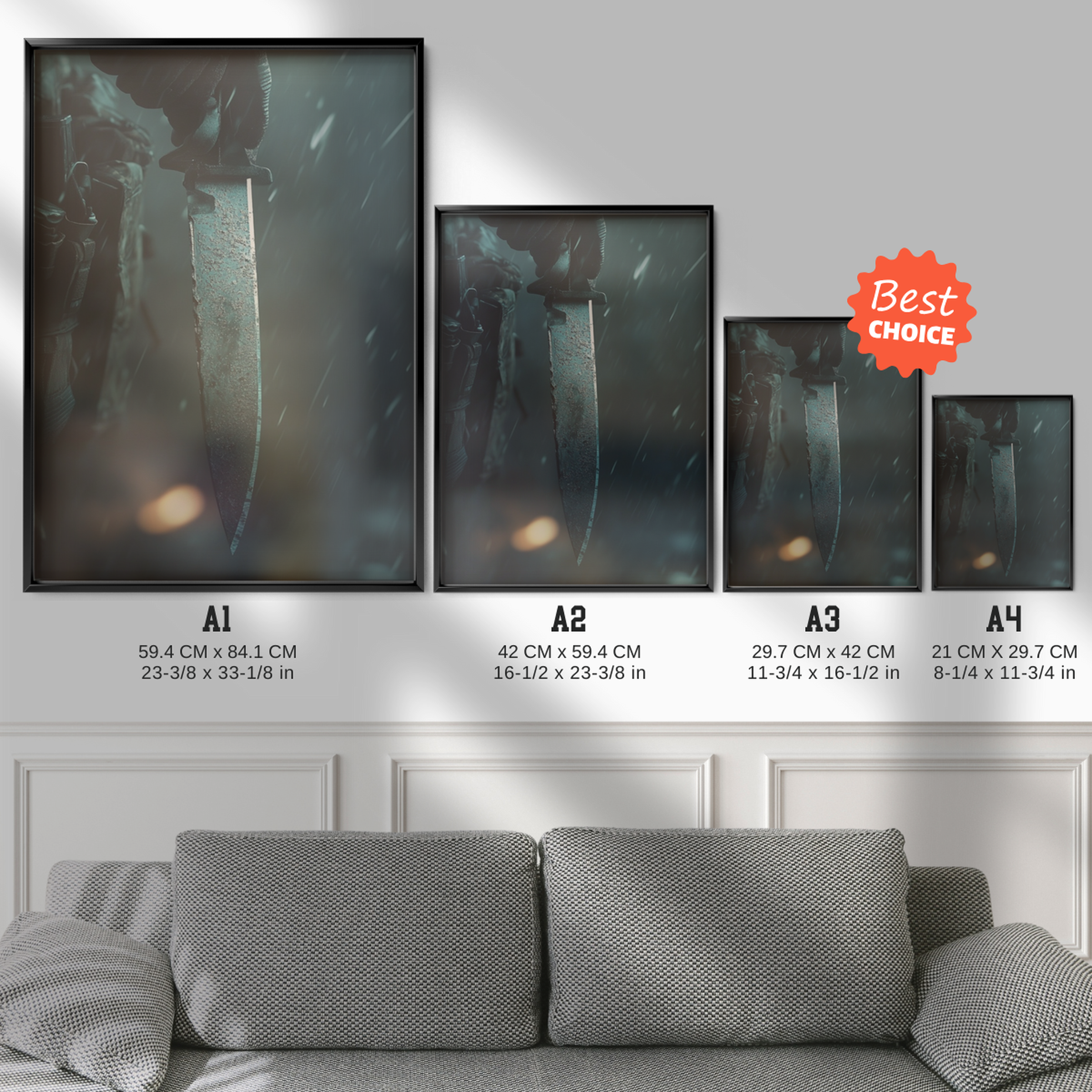 Call Of Duty – Combat Knife In The Rain