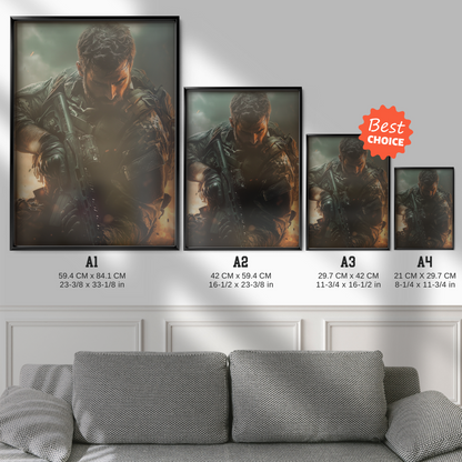 Call Of Duty – Tactical Soldier In Flames