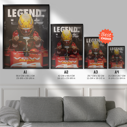 Lewis Hamilton X Ferrari 'legend'