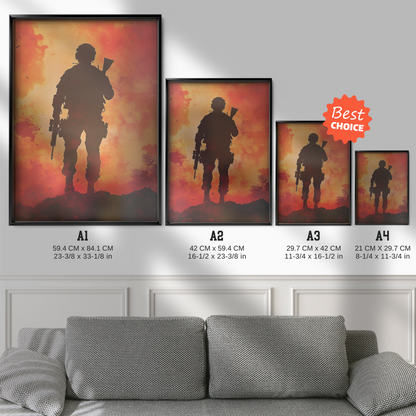 Call Of Duty – Soldier In The Flames