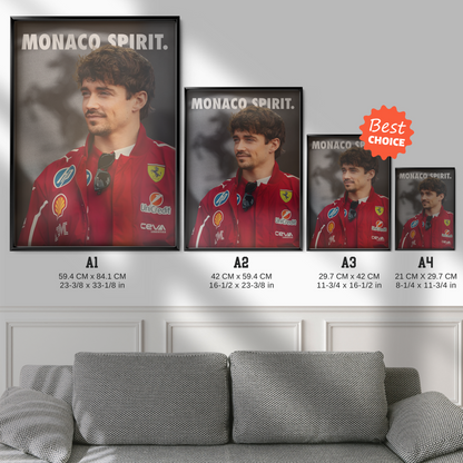 Charles Leclerc 'monaco Spirit'