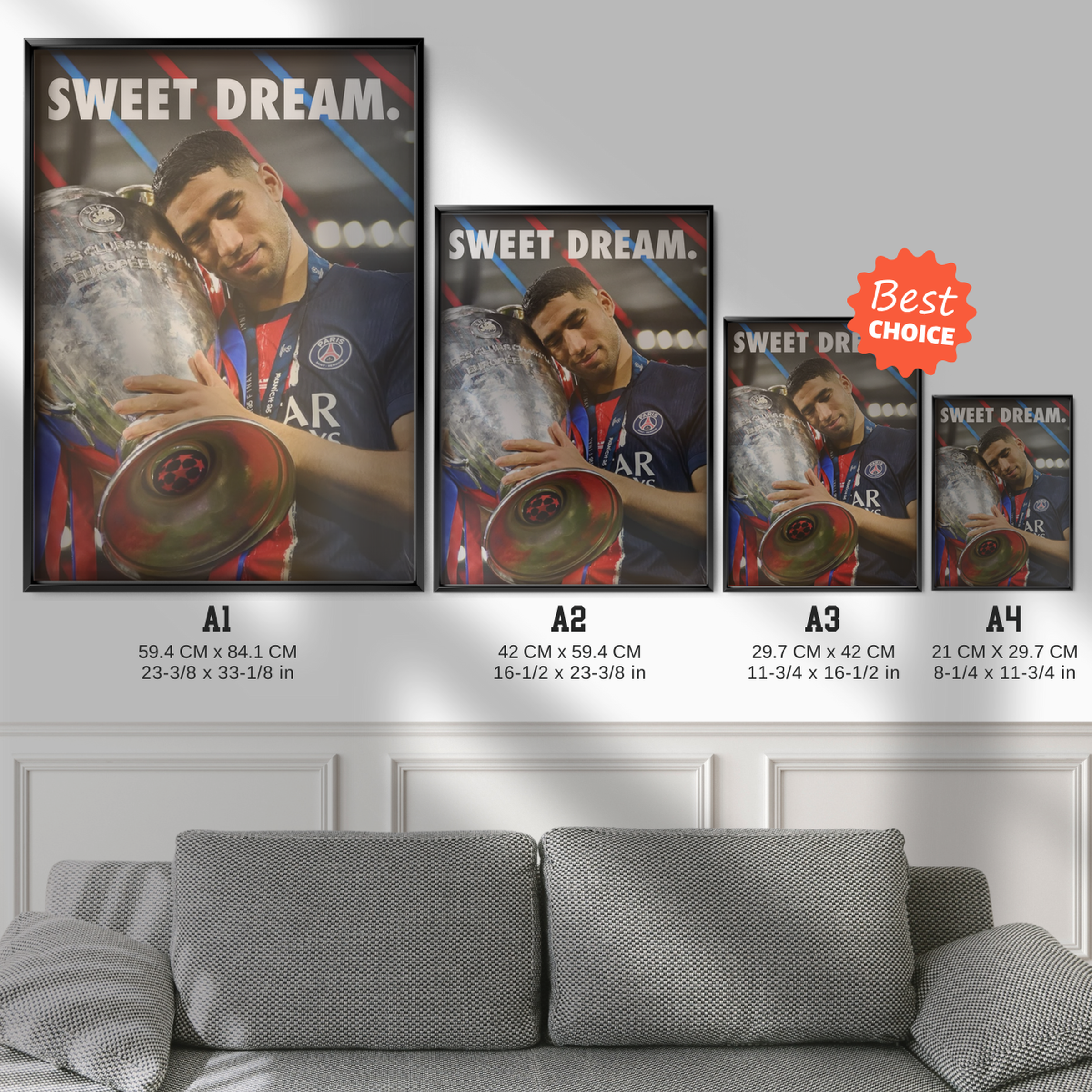 Achraf Hakimi Psg 'sweet Dream.'