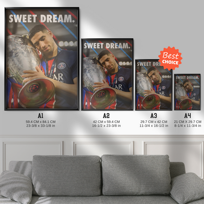 Achraf Hakimi Psg 'sweet Dream.'